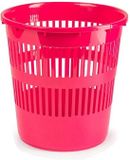 Plasticforte Afvalemmer - 10 liter - 28 cm - kunststof - roze - prullenmand