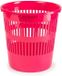 Plasticforte Afvalemmer - 10 liter - 28 cm - kunststof - roze - prullenmand