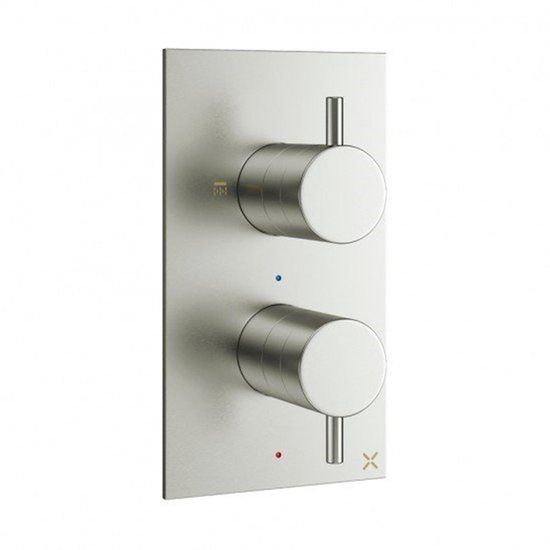 Crosswater MPRO Douchekraan - Inbouw - Thermostatisch - RVS Geborsteld