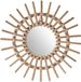 Atmosphera Bamboe Spiegel Rond – 30 cm – Rotan Wandspiegel