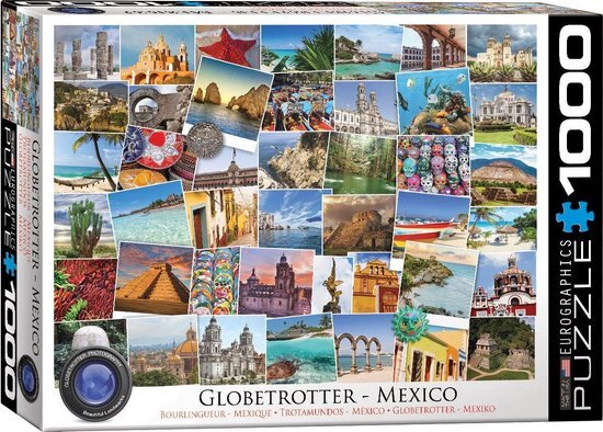 Eurographics Globetrotter - Mexico Puzzel (1000 stukjes)