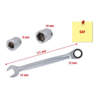 KS Tools remzuiger speciale dopsleutelset voor WABCO en Knorr schijfremmen, 5 dlg.