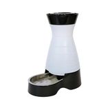 PetSafe Gezond huisdierwaterstation - klein, 64 oz capaciteit - zwaartekracht huisdier waterfontein, automatische kat waterfontein, hond waterfontein, waterdispenser - verwijderbare roestvrijstalen