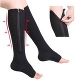 CHPN Steunkousen Compressiekousen L/XL Zwart
