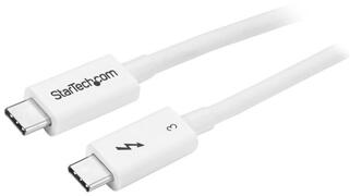 StarTech.com Thunderbolt 3 (40Gbps) USB-C kabel Thunderbolt, USB en DP compatibel 0.5m wit