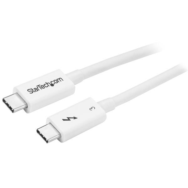 StarTech.com Thunderbolt 3 USB-C Kabel - 0.5m - Wit