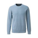 s.Oliver katoenen relaxed fit gebreide trui - blauw