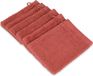 Casilin Gant de toilette 6 pièces Qualité hôtel - 100% Coton - Rouge