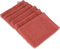 Casilin Washandjes 6 stuks Hotelkwaliteit - 100% katoen - Rood