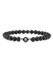 good.designs Parelarmband van agaatstenen met de letter B