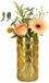 Plume Living Vaas Serina - transparent okergeel - D12 x H25 cm - glas