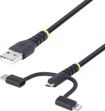 StarTech.com 1m Robuuste USB Multi Oplaadkabel