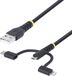 StarTech.com 1m Robuuste USB Multi Oplaadkabel