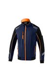 Sparco Light-Shell Jas Tech Austin Softshell Jas - Blauw/Oranje - Maat L