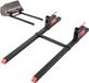 Vevor Palletvorken, 907 Kg, Klemvorkdrager, 1490 mm Totale Lengte, Vorken met Verstelbare Stabilisatiestang voor Tractoraccessoires, Shovels en Compacte Laders