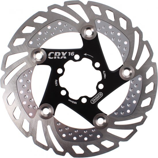 - Elvedes Remschijf Crx16 160 Mm 6 Gaats Staal Zilver/zwart