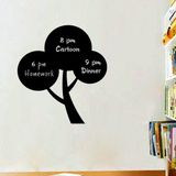 Ambiance Sticker Schoolbordsticker - uitwisbare zelfklevende muurstickers - BOOMONTWERP I - 45x40cm