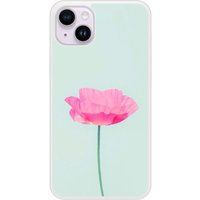 Apple Siliconen hoesje compatibel met iPhone 15 Plus Rose Flower