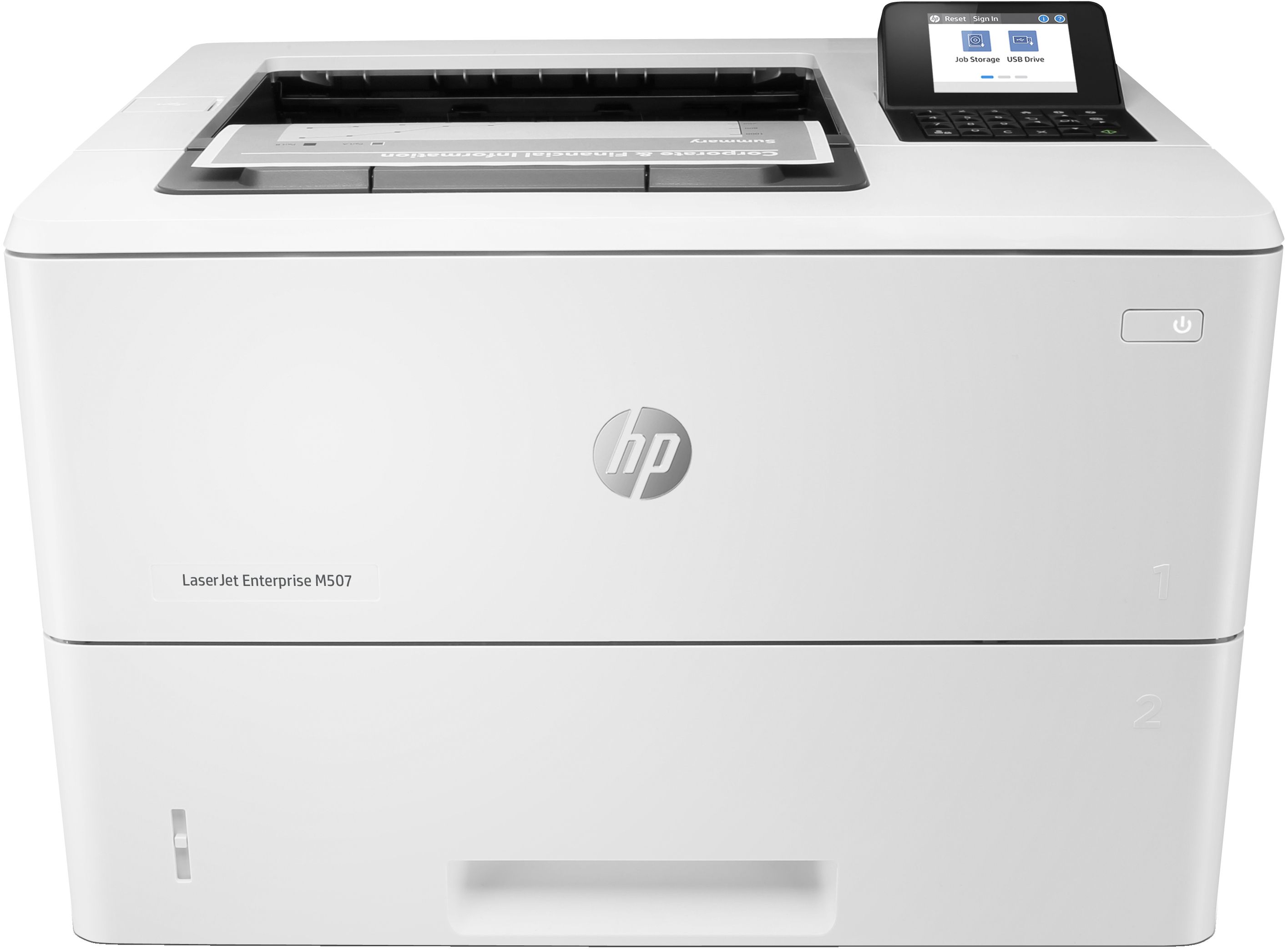 HP LaserJet Enterprise M507dn - Zwart-wit laserprinter met dubbelzijdig afdrukken