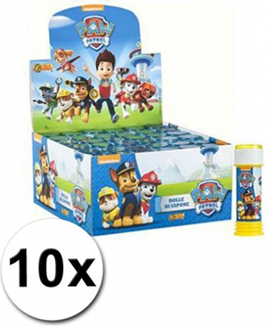 PAW Patrol bellenblaas 10 stuks