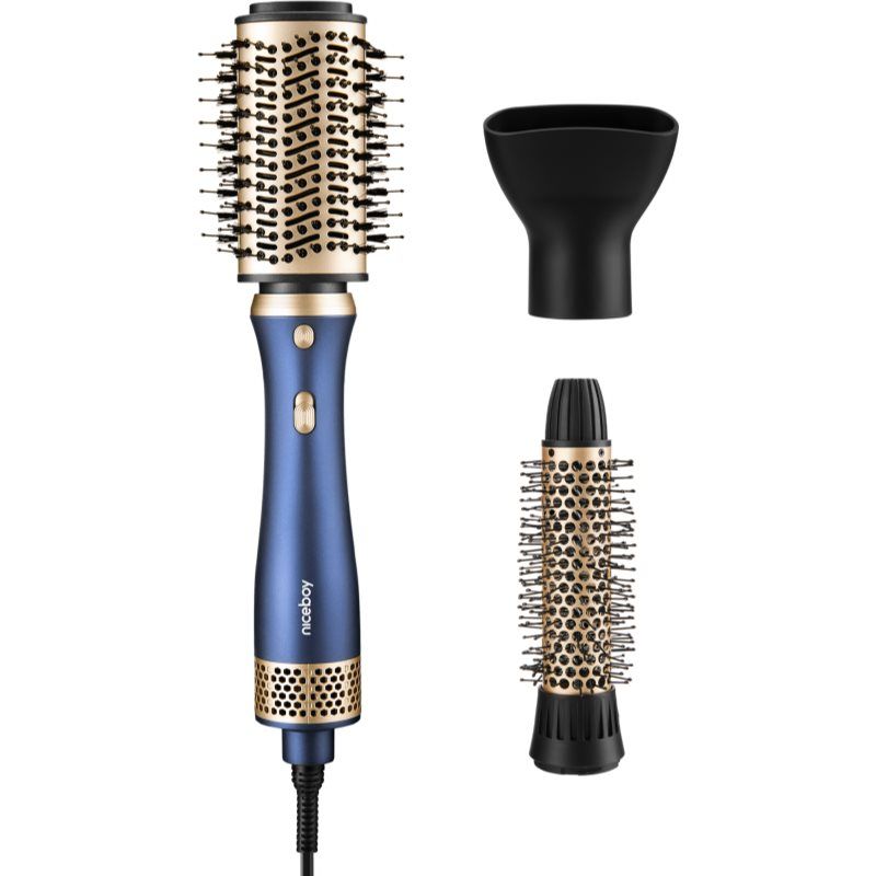 Niceboy AirBlow AirBlow, Fohn, AirBlow blau / Haartrockner / 700 W / 2 Temperaturen / 3 Aufsätze (700 W)