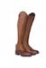 Horze Bottes d'équitation Femme Marron clair Similicuir Taille 38
