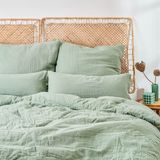 Blumtal Mousseline Dekbedovertrek 200 x 200 cm - Groen
