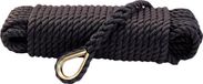 Talamex Superlene ligne d'ancrage Ø 12 mm 30 mètres de long - Noir