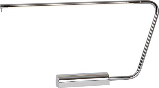 Lucide MADISON - Bureaulamp - LED Dimbaar - 1x9W 2700K - Chroom
