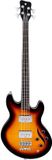 Warwick RockBass Artist Line SklarBass I Vintage Sunburst Transparent High Polish Semi-Acoustic Bass Guitar