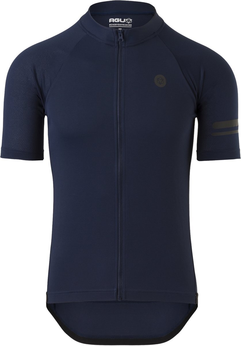 AGU Core Fietsshirt Essential Heren Fietsshirt - Maat XL - Blauw