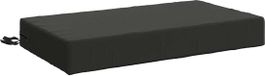 vidaXL Zitkussen SOEST 100% Polyester Antraciet 70 x 40 x 10 cm