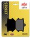 SBS Remblokken voor Motor Yamaha 400 SR 1977 507HF Keramiek Zwart