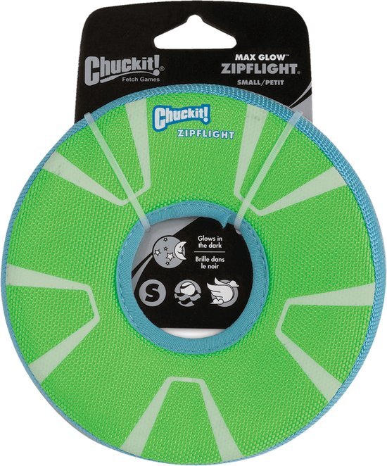 Chuckit CI Zipflight Max Glow - Medium - 21 cm