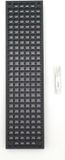 No Conrad Electronic SE 1586230 Gatenplaatwand (l x b x h) 71 x 12 x 280 mm Kunststof Zwart