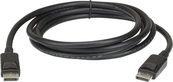 Aten 2L-7D03DP-1 DisplayPort 1.4-kabel, zwart, 3 m