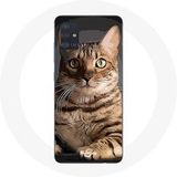 Maniacase Hoesje voor Samsung Galaxy A51 4G Bengaal Race van katten