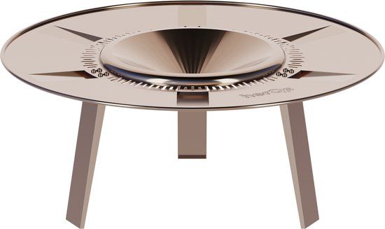 herQs Blaze Heater - Warmteverspreider voor de Rookloze Vuurkorf - RVS