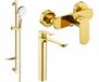Mexen Milo DF05 set de douche, or