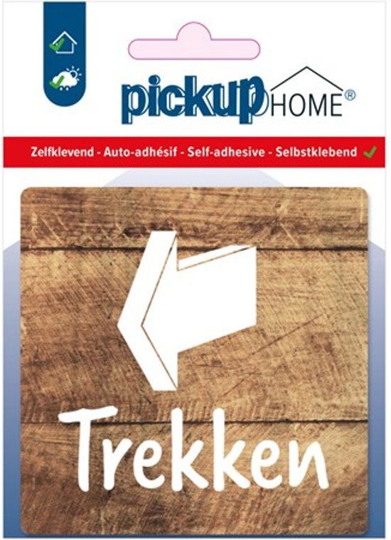Pick-Up Pickup "Trekken" Kunststof (Hout Kleur) - 8711234004901