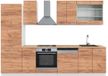 Vicco Fame-Line Unité de cuisine complète – 300 cm, chêne WB chêne or/blanc