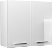 Vicco Hangkast Fame-Line, Wit Hoogglans/Wit, 80 cm