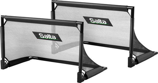 Salta Challenge - Foldable Soccer Goals - Set of 2 - 100 x 60 cm - Black