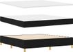 vidaXL Boxspringbed met hoofdeinde Zwart 200 x 180 cm Stof