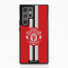 Manchester United Coque de Téléphone 3D Officielle – Design à Rayure Verticale