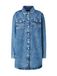 Noisy may Blousejurk 'ALVA' blauw denim