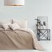 AmeliaHome Restilo Dubbelzijdige Bedsprei 240x260 cm - Cappuccino Beige