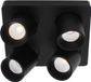 Merkloos Artdelight Spot Laguna Led Zwart 4Lichts