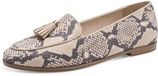 Tamaris Dames Instappers 1-24221-44 483 Beige Leer/Synthetisch Maat 36