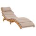 VidaXL Tuinstoel Acaciahout Taupe